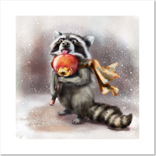 Cute racoon Posters and Art